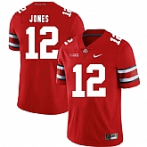 Ohio State Buckeyes 12 Cardale Jones Red Nike College Football Jersey Dzhi,baseball caps,new era cap wholesale,wholesale hats